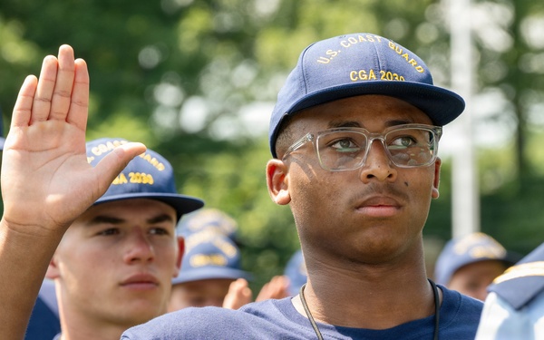 U.S. Coast Guard Academy Day One for Class of 2030
