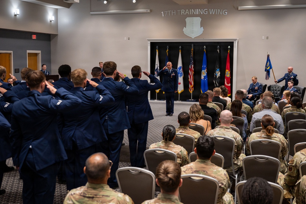 17th Communications Squadron change of command