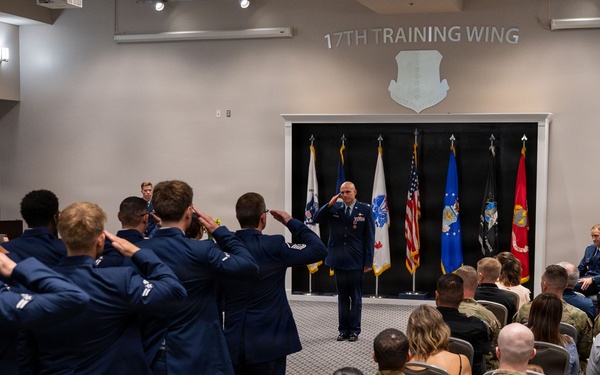 17th Communications Squadron change of command