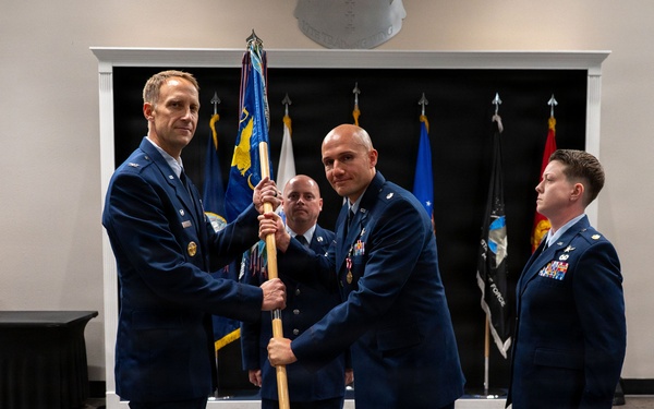 17th Communications Squadron change of command