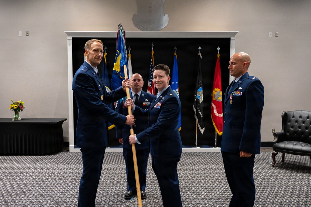 17th Communications Squadron change of command