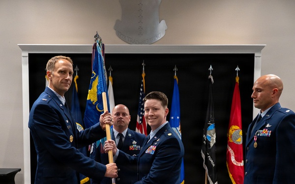 17th Communications Squadron change of command