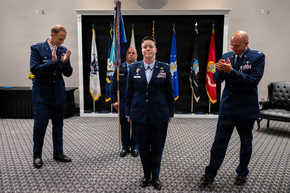 17th Communications Squadron change of command