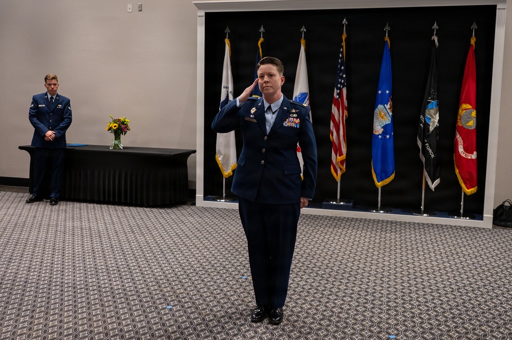 17th Communications Squadron change of command