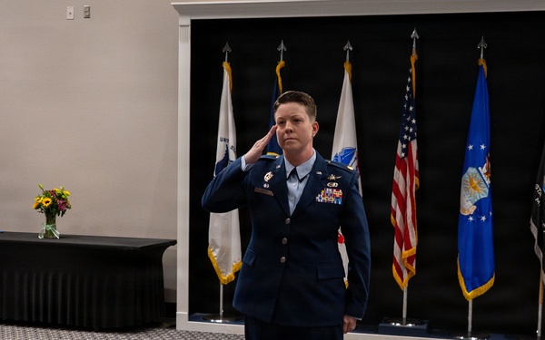 17th Communications Squadron change of command