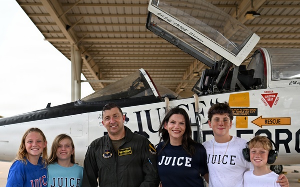 80th Flying Training Wing commander fini flight