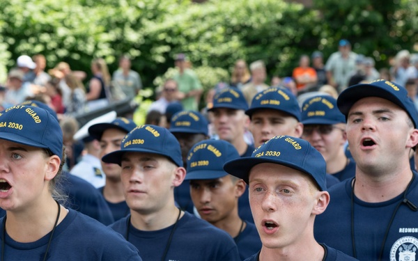 U.S. Coast Guard Academy Day One for Class of 2030