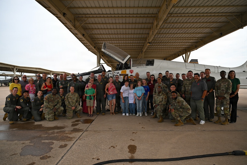 80th Flying Training Wing commander fini flight