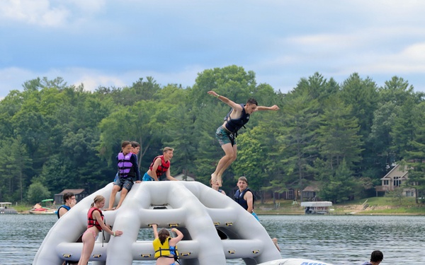 Badger Youth Camp builds bonds among children of Wisconsin Guardsmen