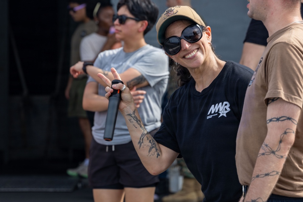 Sailors, Marines Aboard USS Boxer Celebrate Freedom 250