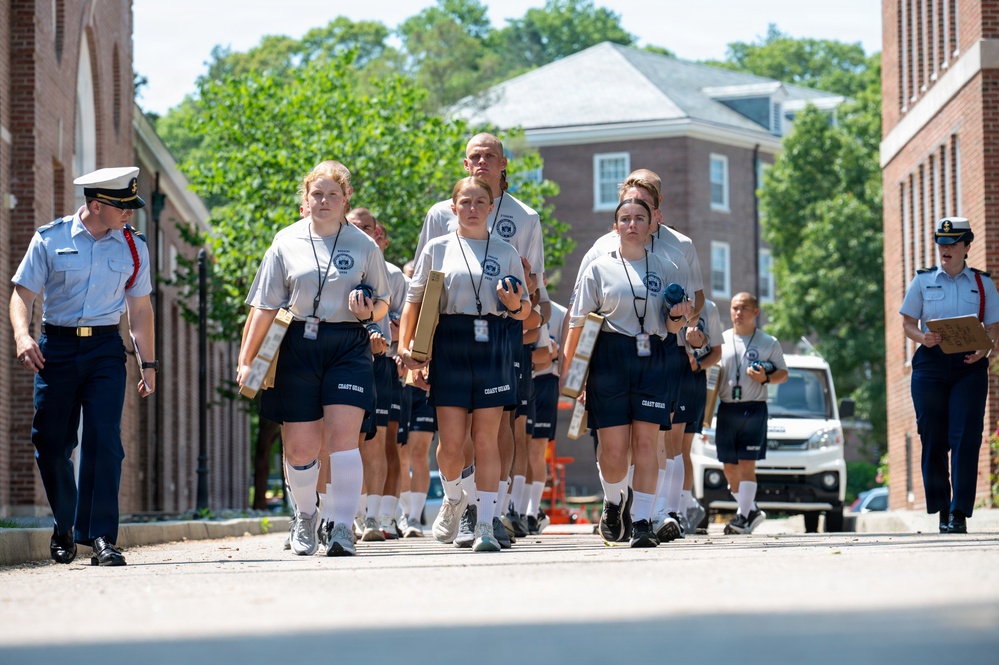 U.S. Coast Guard Academy Day One for Class of 2030