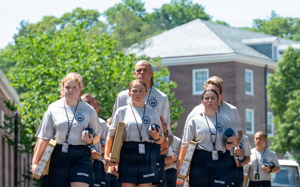 U.S. Coast Guard Academy Day One for Class of 2030