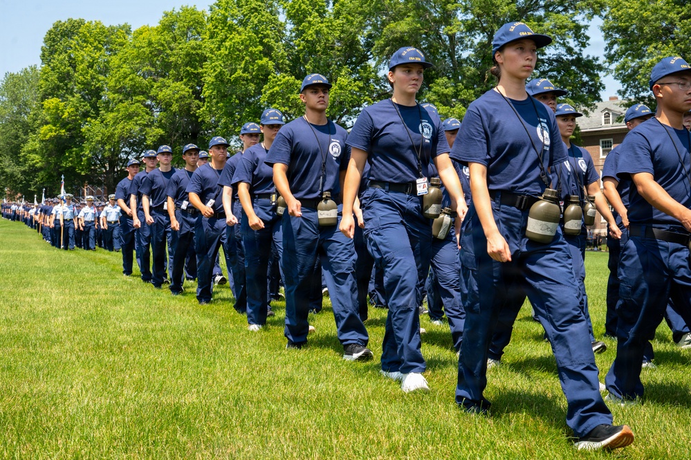 U.S. Coast Guard Academy Day One for Class of 2030