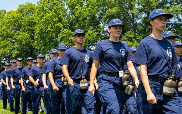 U.S. Coast Guard Academy Day One for Class of 2030
