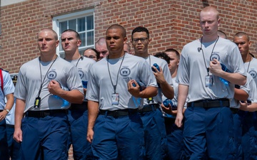 U.S. Coast Guard Academy Day One for Class of 2030