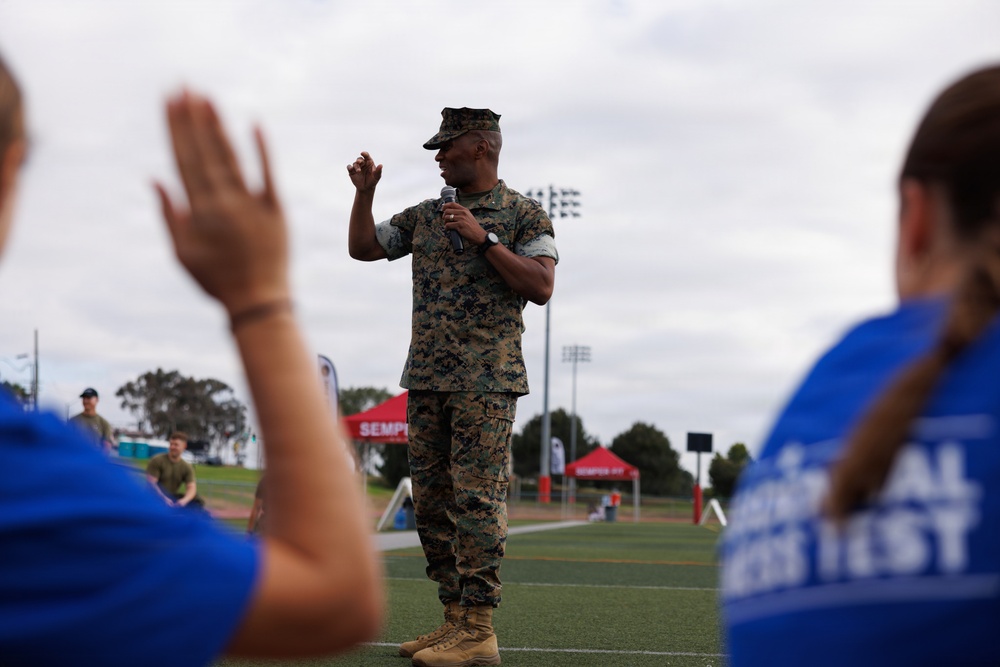 Marine Corps Base Camp Pendleton 2026 Presidential Fitness Test