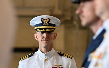 Coast Guard Air Station Kodiak holds change of command ceremony
