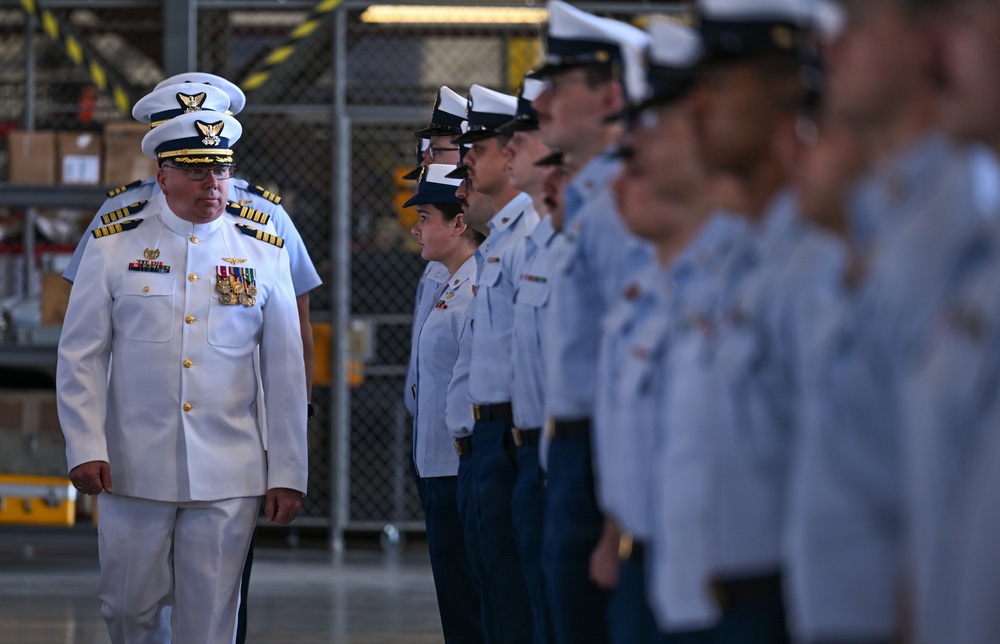 Coast Guard Air Station Kodiak holds change of command ceremony