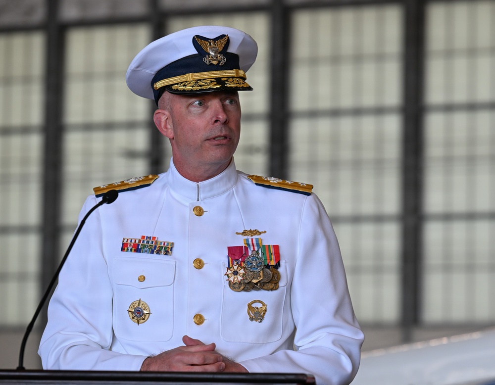 Coast Guard Air Station Kodiak holds change of command ceremony
