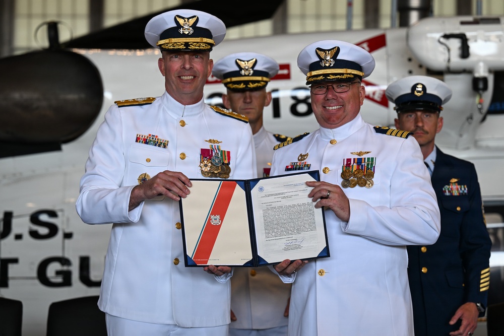 Coast Guard Air Station Kodiak holds change of command ceremony