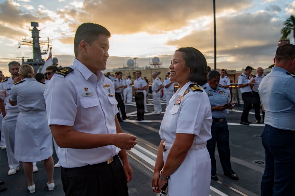 Republic of Singapore Navy hosts a reception during Exercise Rim of the Pacific 26