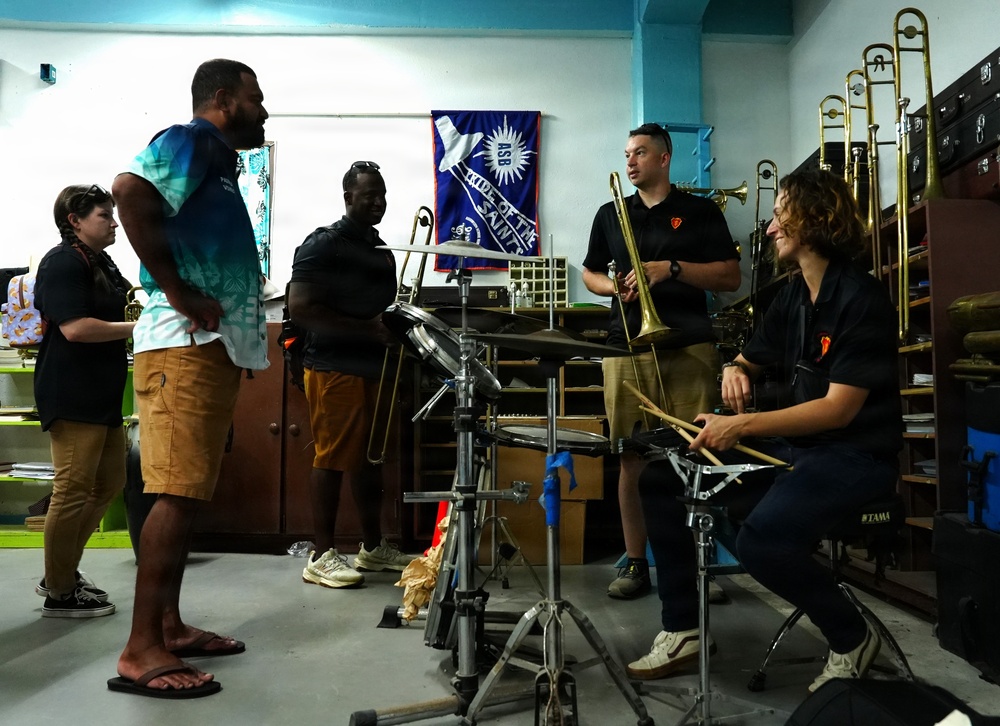 U.S. Army 25th Infantry Division band spreads the joy of music throughout the Republic of Marshall Islands