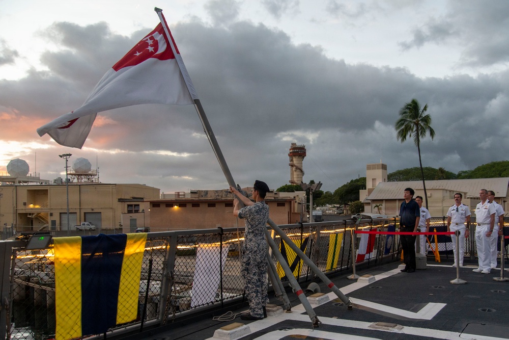 Republic of Singapore Navy hosts a reception during Exercise Rim of the Pacific 26