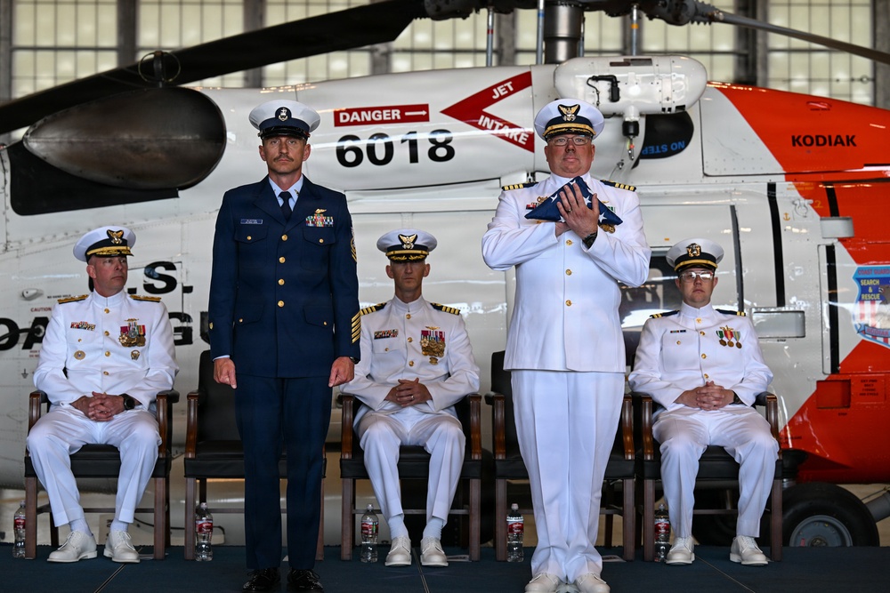 Coast Guard Air Station Kodiak holds change of command ceremony