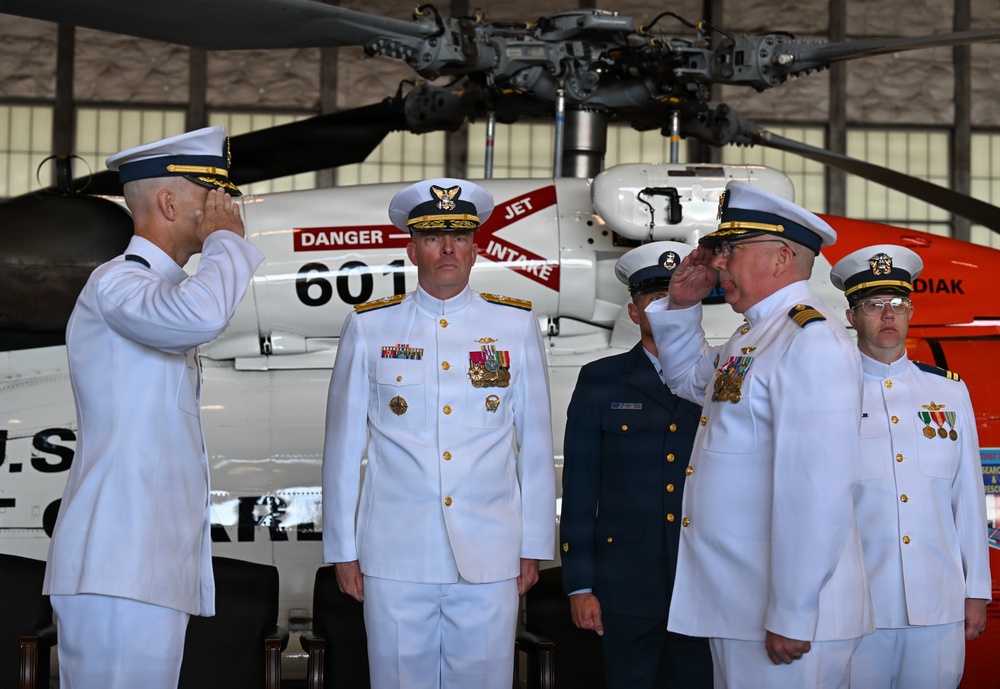 Coast Guard Air Station Kodiak holds change of command ceremony
