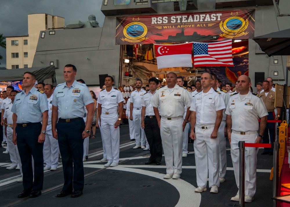 Republic of Singapore Navy hosts a reception during Exercise Rim of the Pacific 26