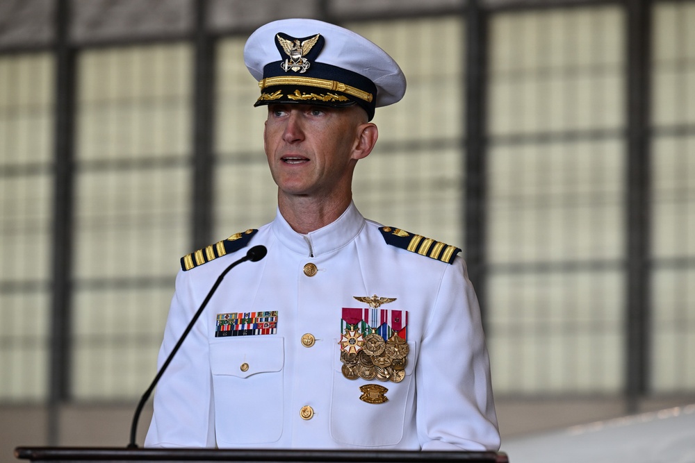 Coast Guard Air Station Kodiak holds change of command ceremony