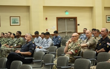 Allied nations attend RIMPAC 2026 shipping guidance briefing