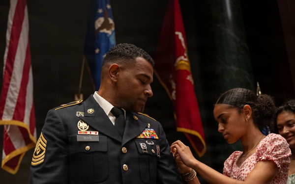 33rd Civil Support Team Change of Responsibility &amp; Promotion Ceremony