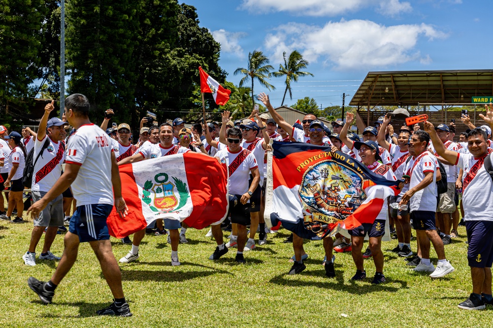 U.S. and Peru compete in RIMPAC 2026 soccer tournament final