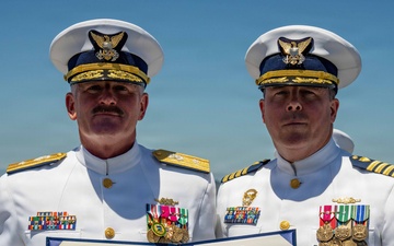 U.S. Coast Guard Cutter Munro Holds Change of Command Ceremony