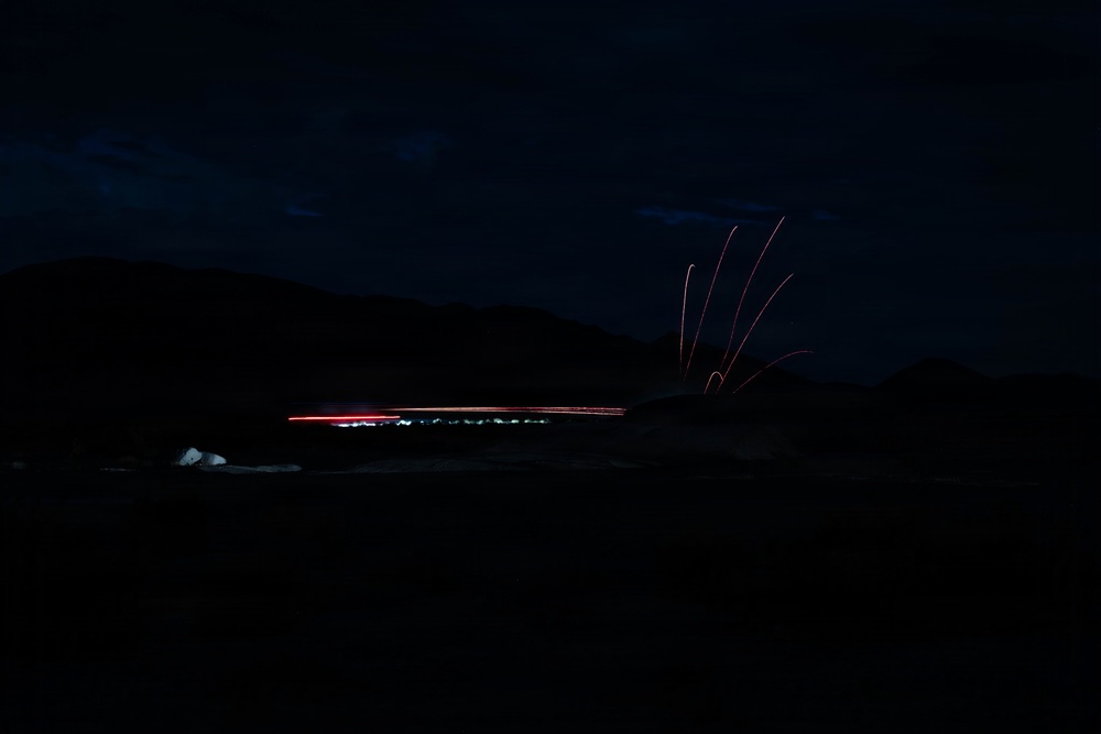 U.S. Marines with 3d AA Bn. conduct live-fire range