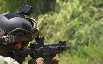 Mexican, U.S. Marines conduct joint marksmanship training during RIMPAC