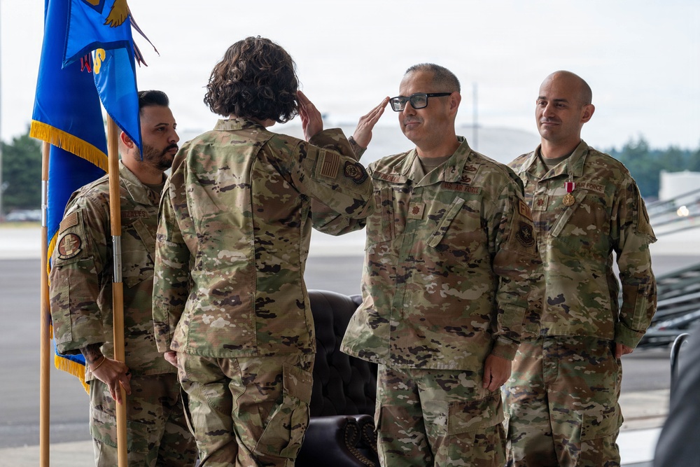 62d Comptroller Squadron change of command