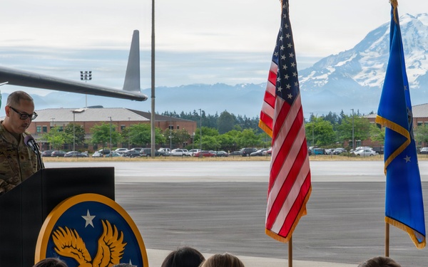 62d Comptroller Squadron change of command