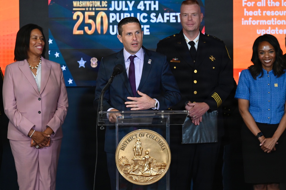DCNG Commanding General Joins Mayor Bowser and Public Safety Officials