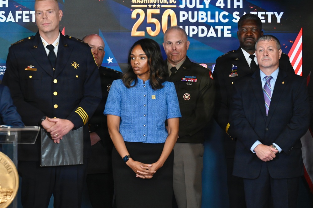 DCNG Commanding General Joins Mayor Bowser and Public Safety Officials