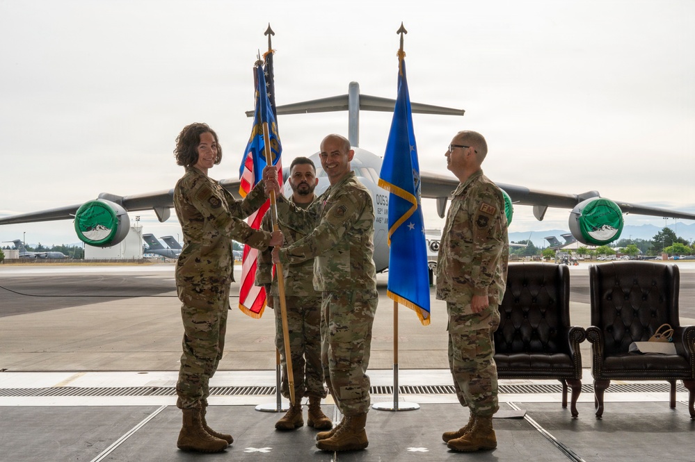 62d Comptroller Squadron change of command