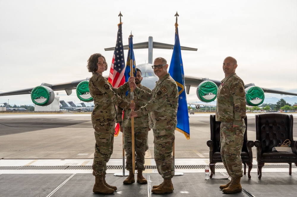 62d Comptroller Squadron change of command