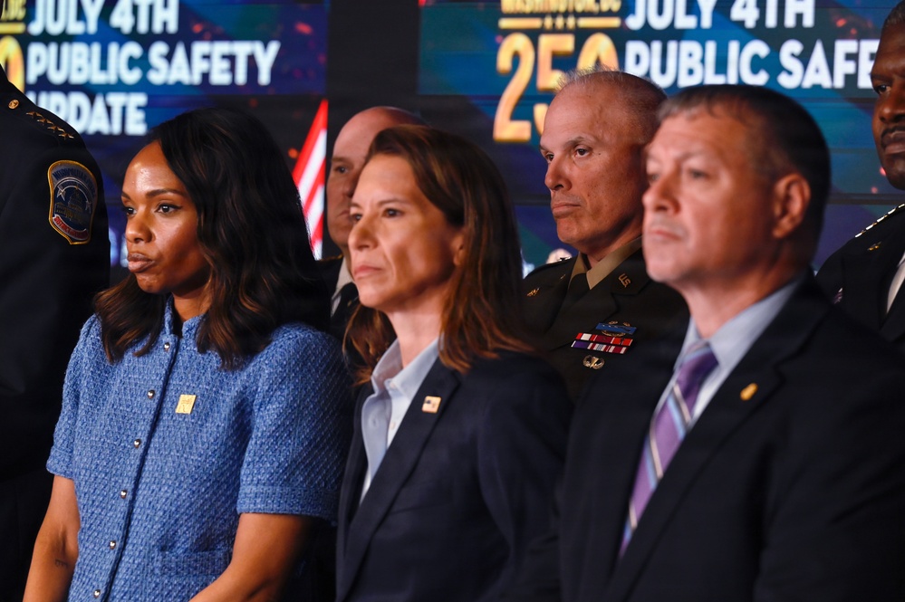 DCNG Commanding General Joins Mayor Bowser and Public Safety Officials