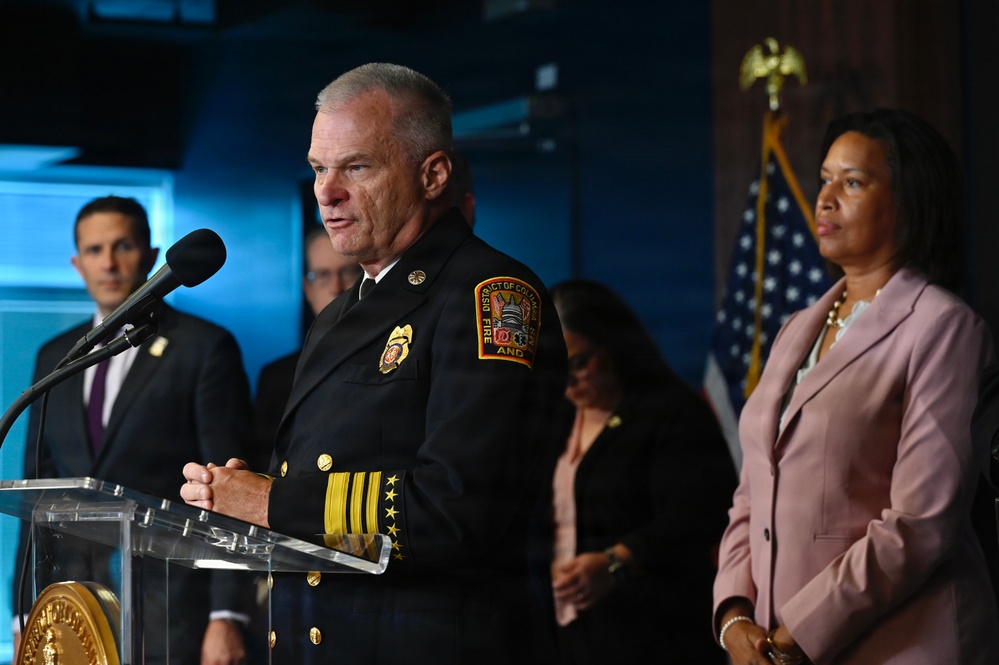 DCNG Commanding General Joins Mayor Bowser and Public Safety Officials