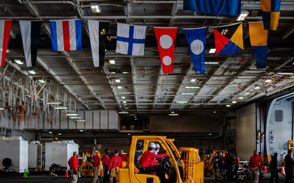 Nimitz Sailors Transport Ordnance