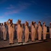 NMRTC San Diego holds dress white uniform inspection