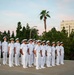NMRTC San Diego holds dress white uniform inspection