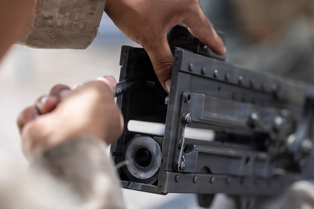 U.S. Marines with 3d AA Bn. participate in live-fire range