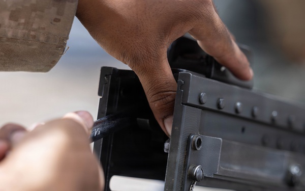 U.S. Marines with 3d AA Bn. participate in live-fire range